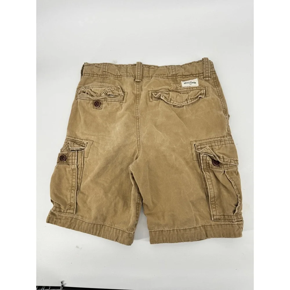 Vintage Abercrombie Cargo Shorts Size‎ 16 30x8 Cotton Utility Y2k heavy